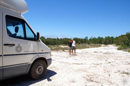 leven en wonen in een camper in Portugal, Mercedes Sprinter James Cook, op reis